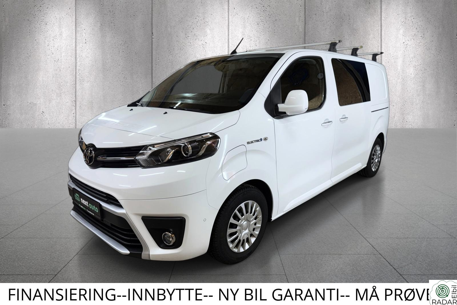 TOYOTA PROACE 75 kWh/ NY BIL GARANTI/1 EIER/KROK/R.KAMERA/EU TIL02-28