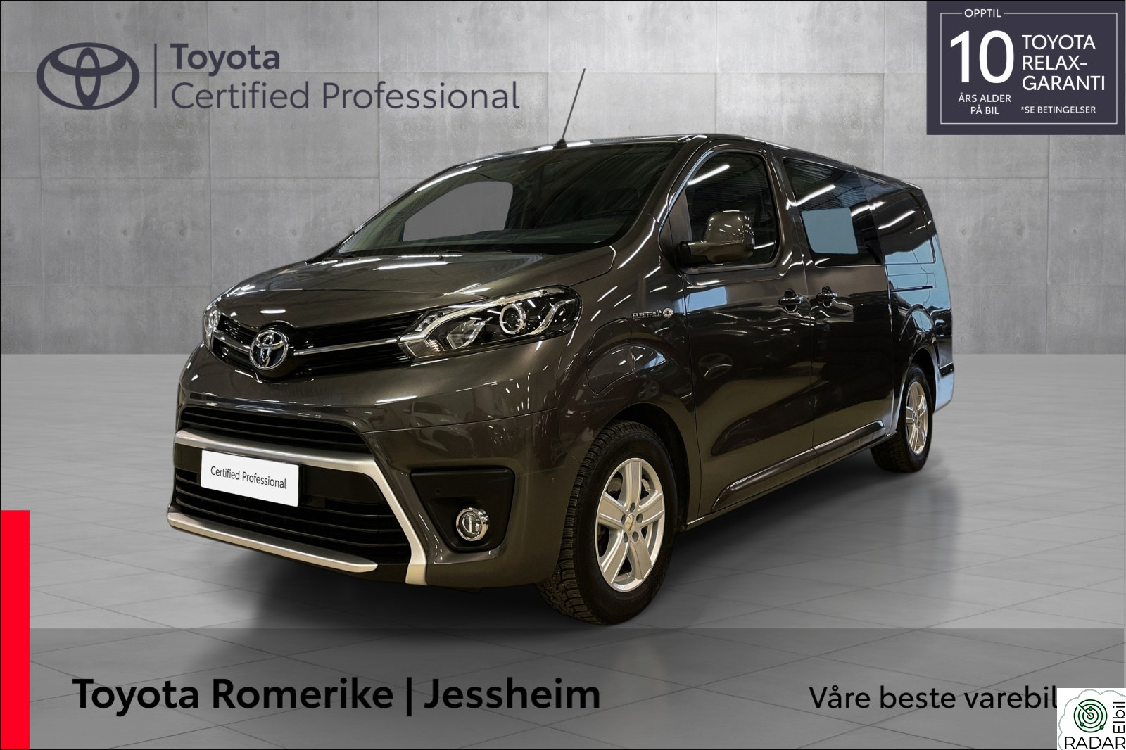 TOYOTA PROACE Electric 75kWt Comfort Fleet L2H1 THB
