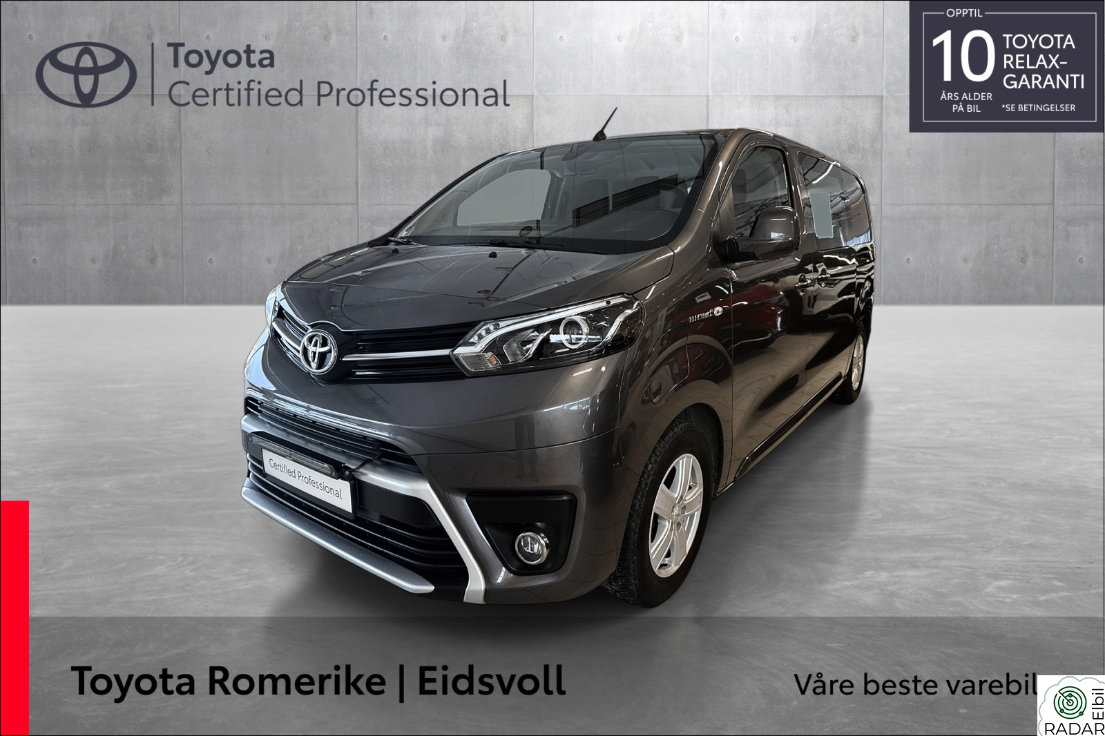 TOYOTA PROACE Electric 75kWt Comfort L1H1 THB