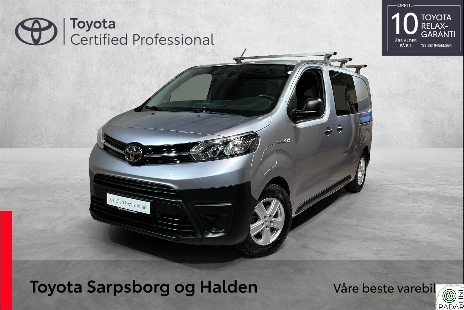 TOYOTA PROACE Electric 75kWt Basic L1H1 Basic, HENGERFESTE,