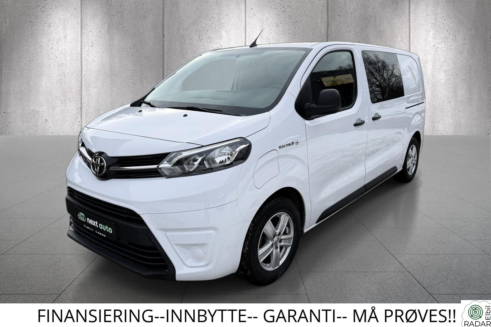 TOYOTA PROACE 75 kWt/ L1/ COMFORT/ R.KAMERA/ NY BIL GARANTI