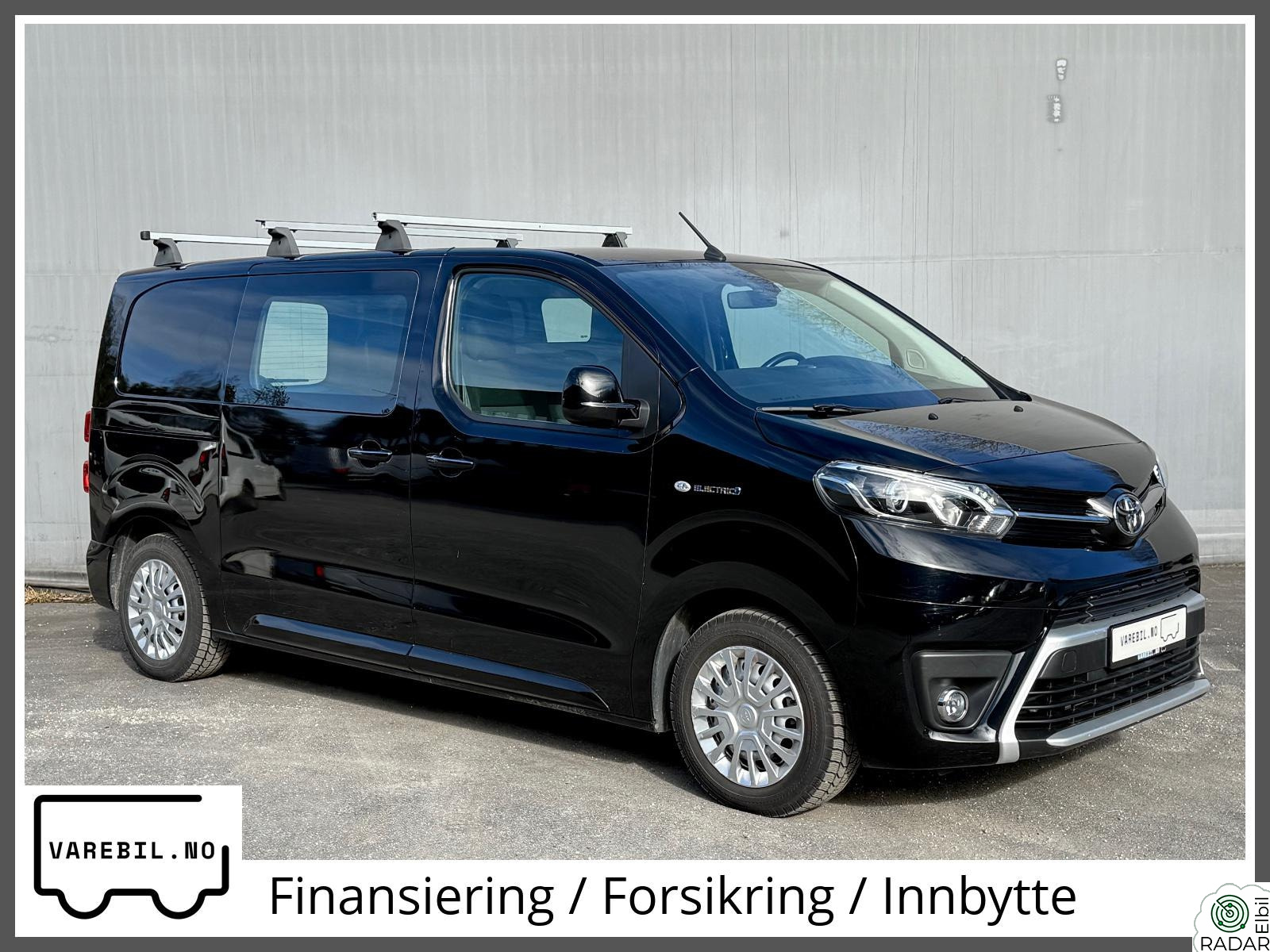 TOYOTA PROACE Electric 75 kWh 316 KM INNREDNING HENGERFESTE ++