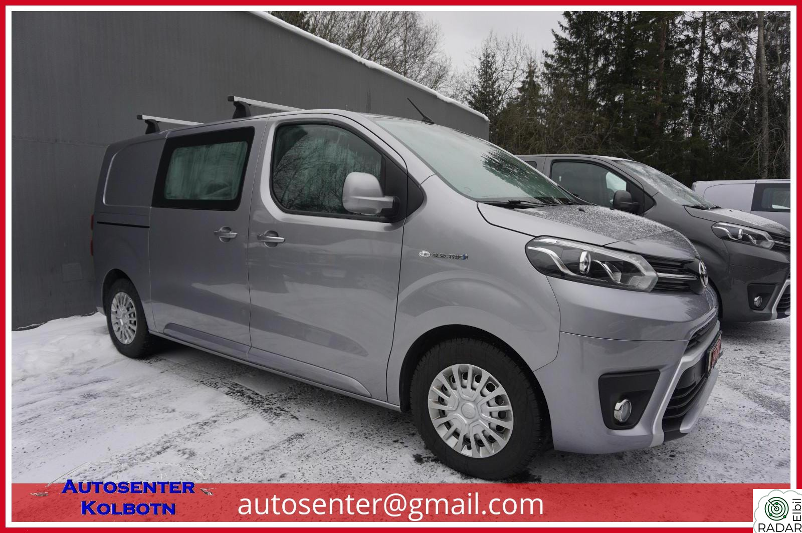 TOYOTA PROACE Electric 75kWt Comfort L1 , HENGERFESTE, WLTP 316 KM
