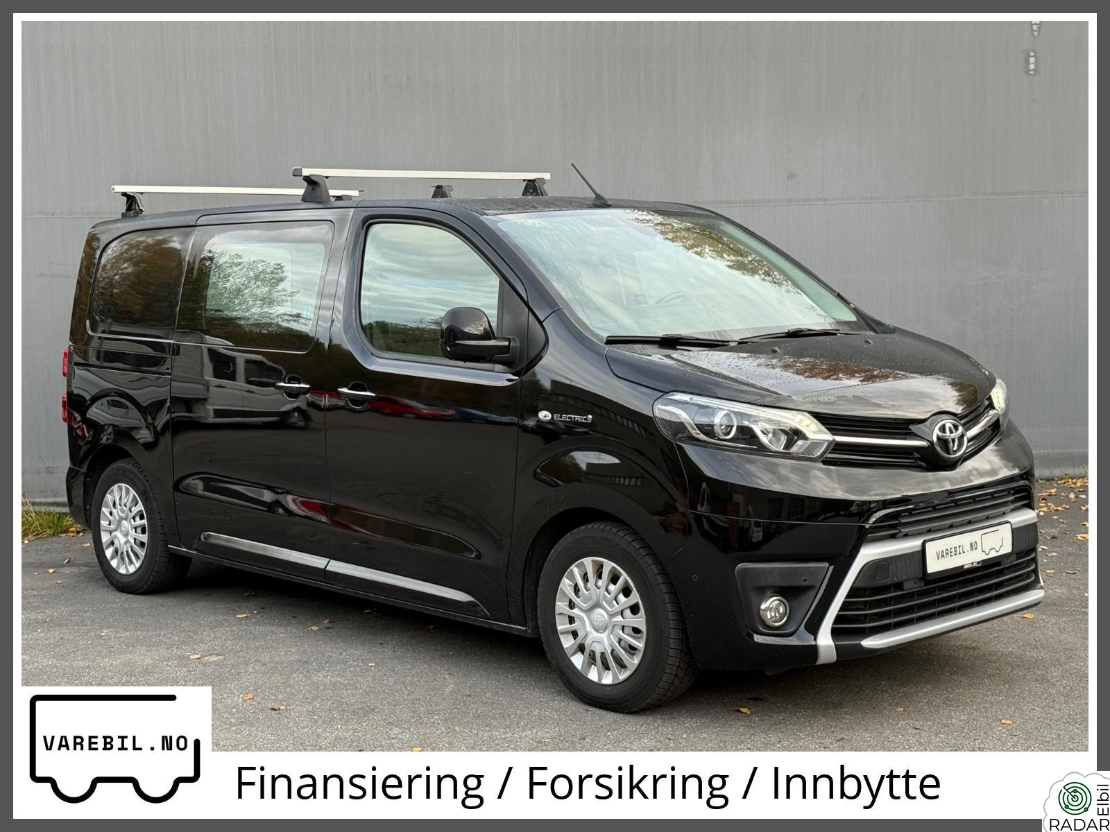 TOYOTA PROACE Electric 75 kWh 316 KM INNREDNING/HENGERFESTE ++