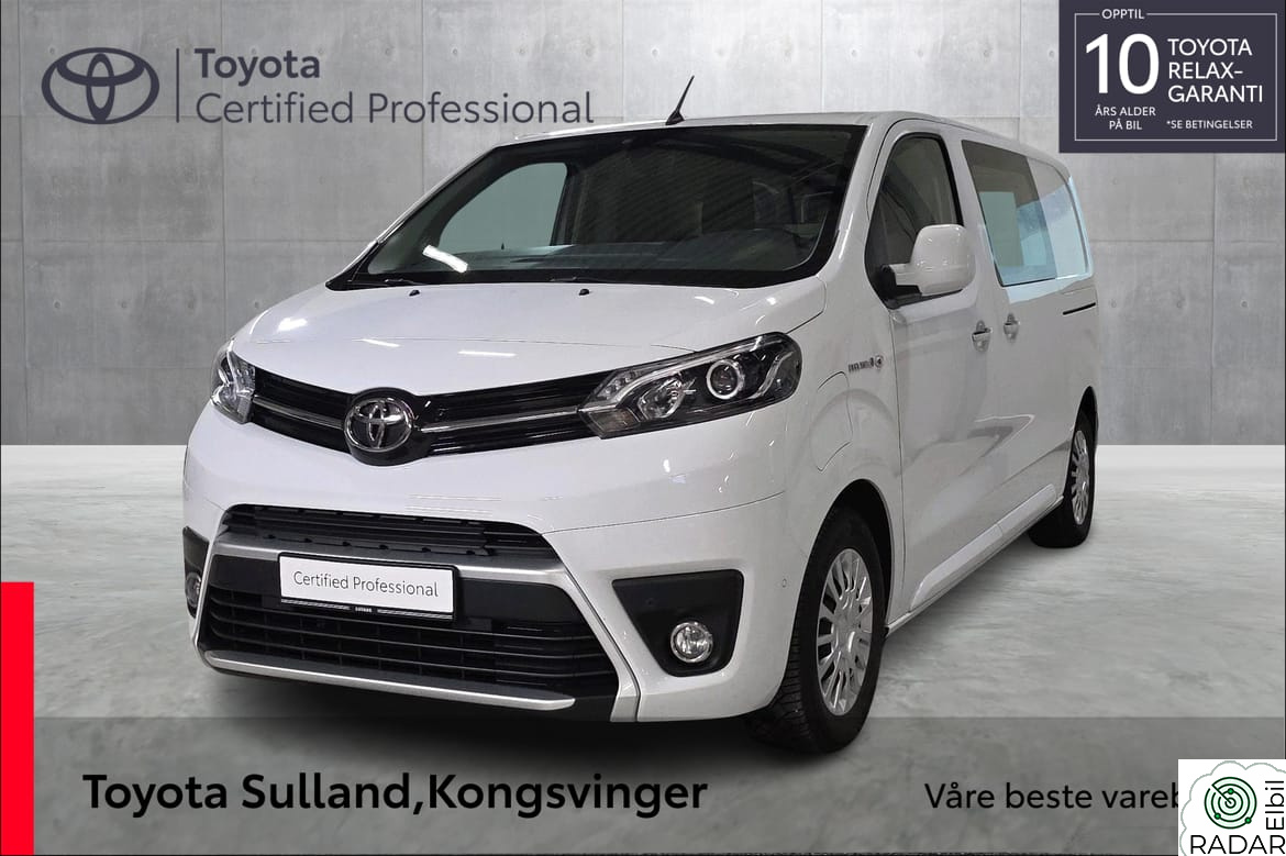TOYOTA PROACE Comfort Electric L1 2 skyvedører (75kWt) E-automatgir