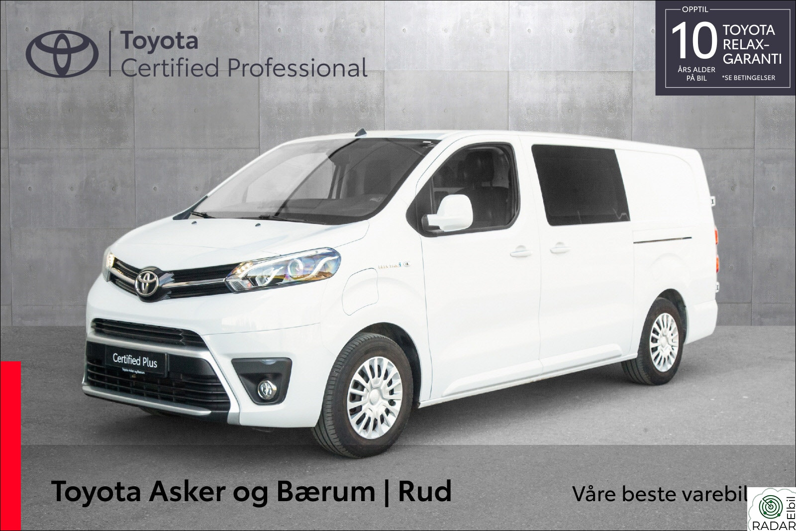TOYOTA PROACE Electric 75kWt Comfort L2H1 SHB