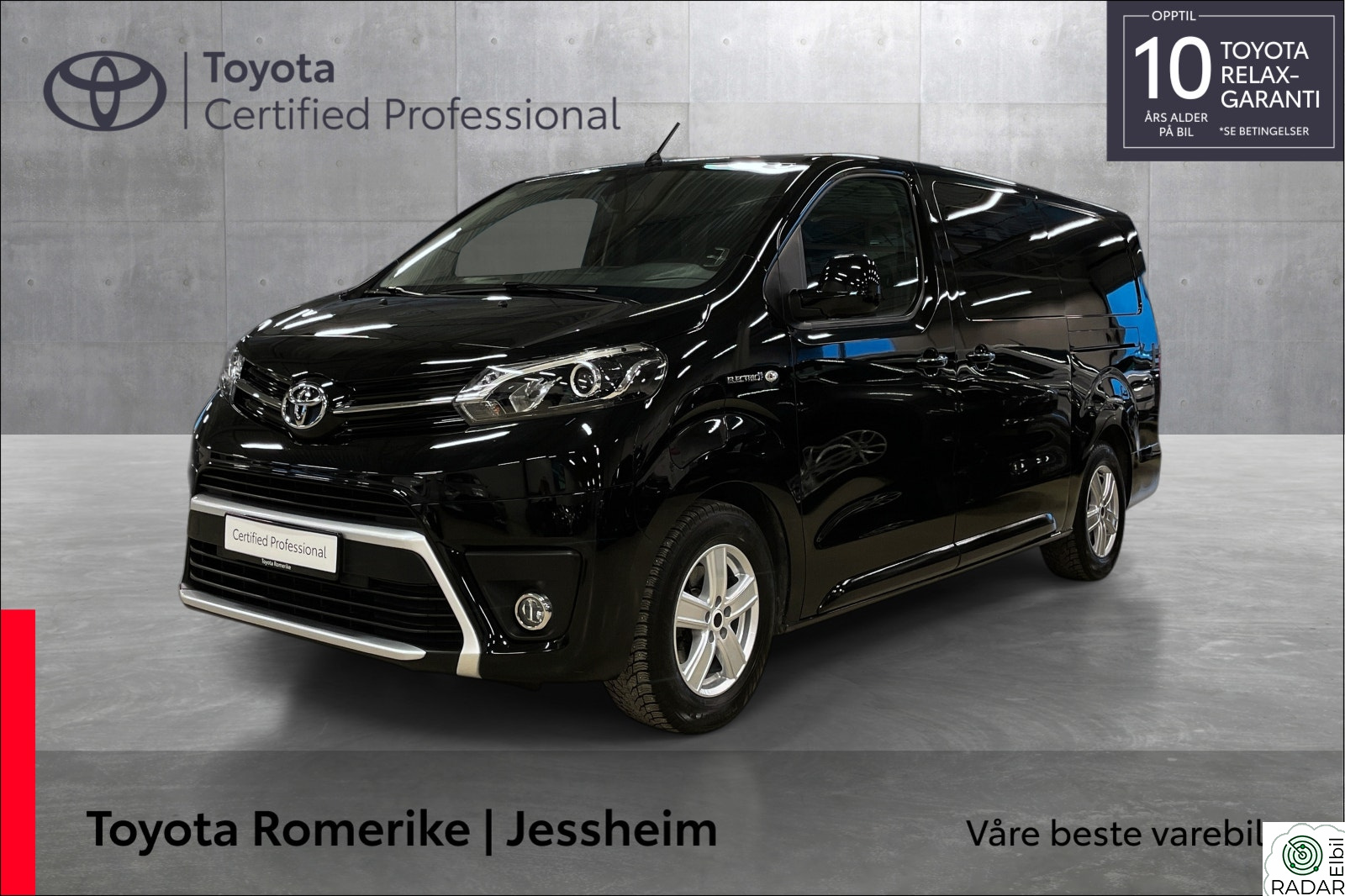 TOYOTA PROACE Electric 75kWt Comfort Fleet L2H1 THB