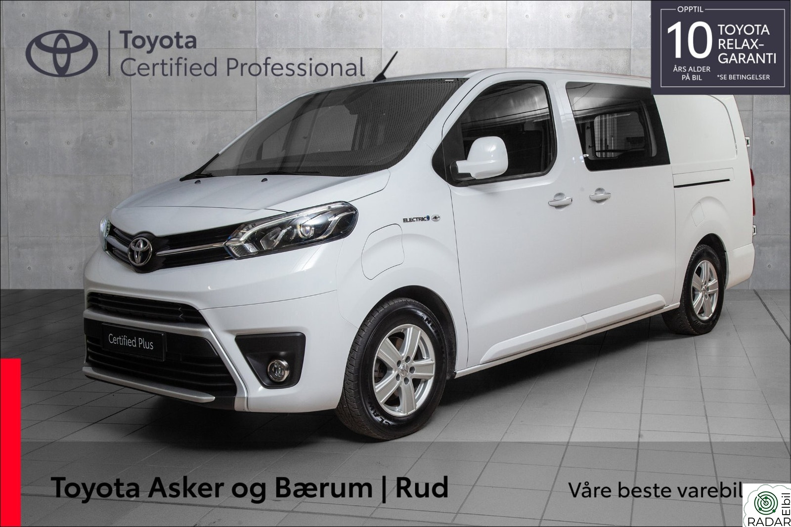 TOYOTA PROACE Electric 75kWt Comfort L2H1 SHB
