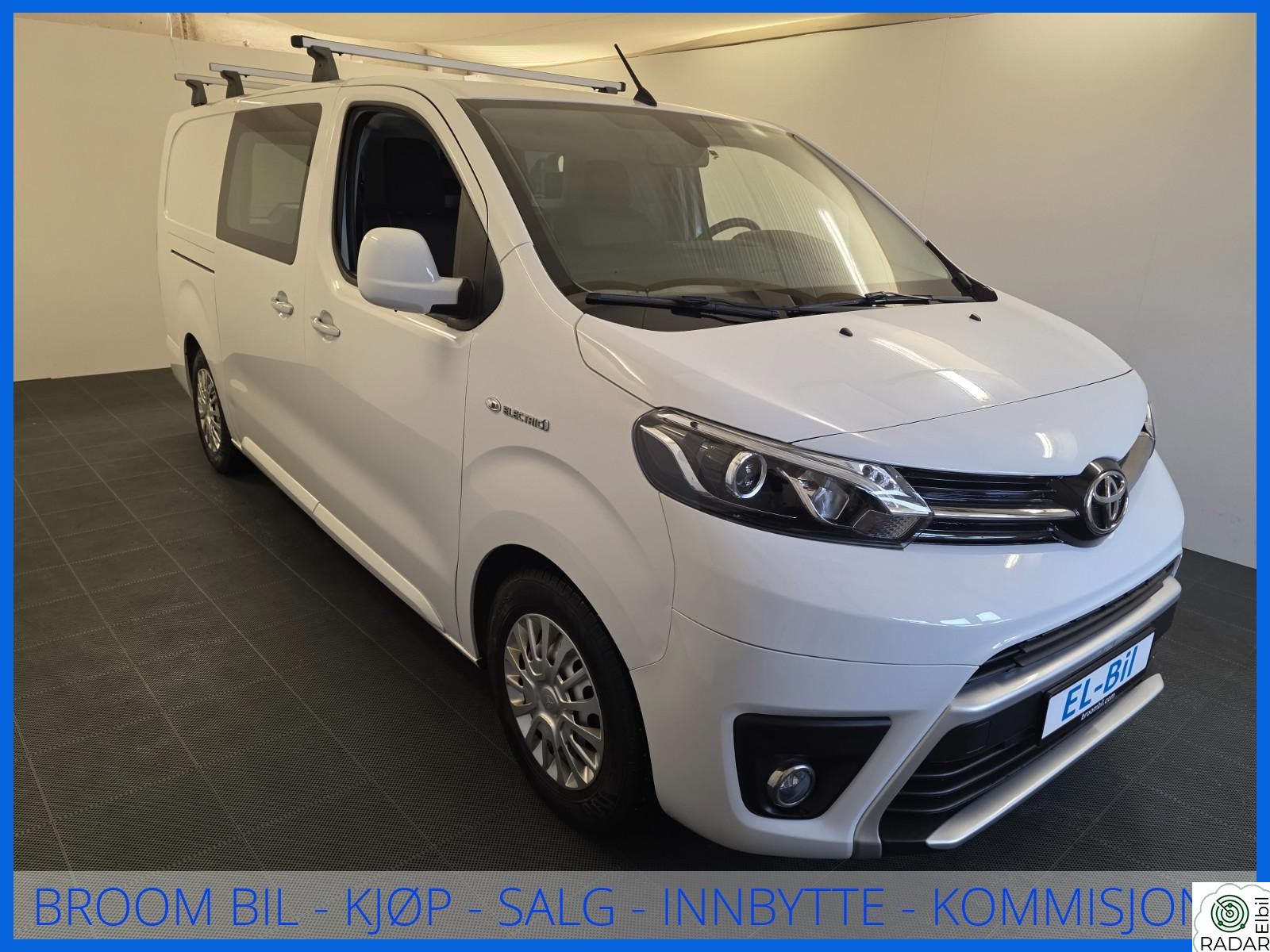 TOYOTA PROACE LANG EV 75kWh 310KM/KROK/KAMERA/3 SETER/INNREDNING/+