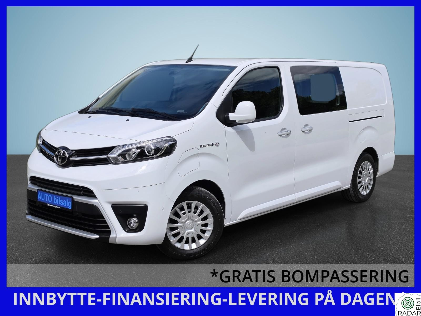 TOYOTA PROACE 75KWH // LANG UTGAVE - L2 // KOMFORT // NY SERVICE + EU