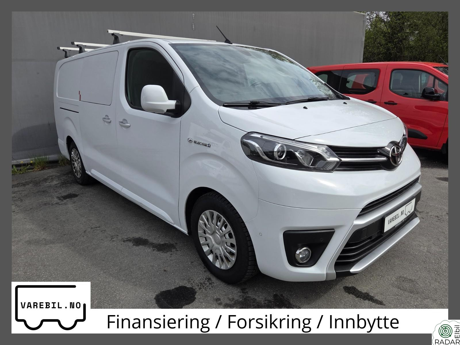 TOYOTA PROACE Electric Lang 75 kWt 310 KM WLTP NY SERVICE + EU