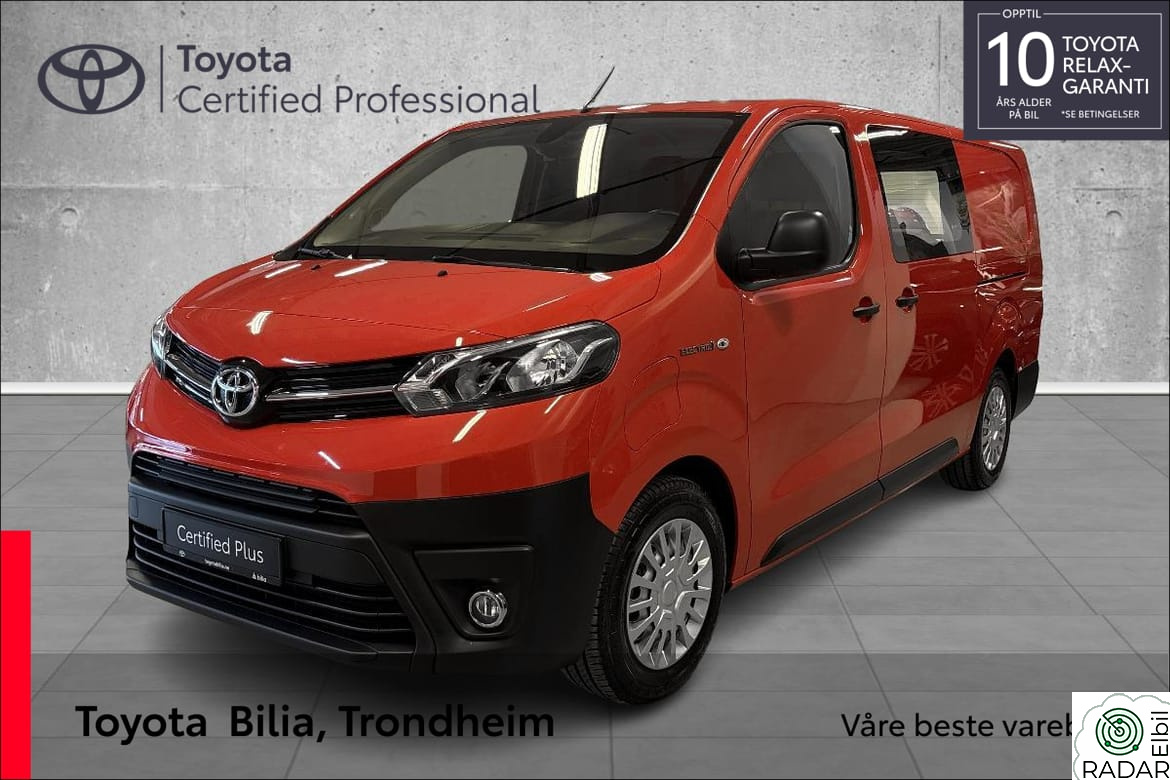 TOYOTA PROACE Lang (L2) 2 skyvedører (75kWt) E-automatgir Comfort