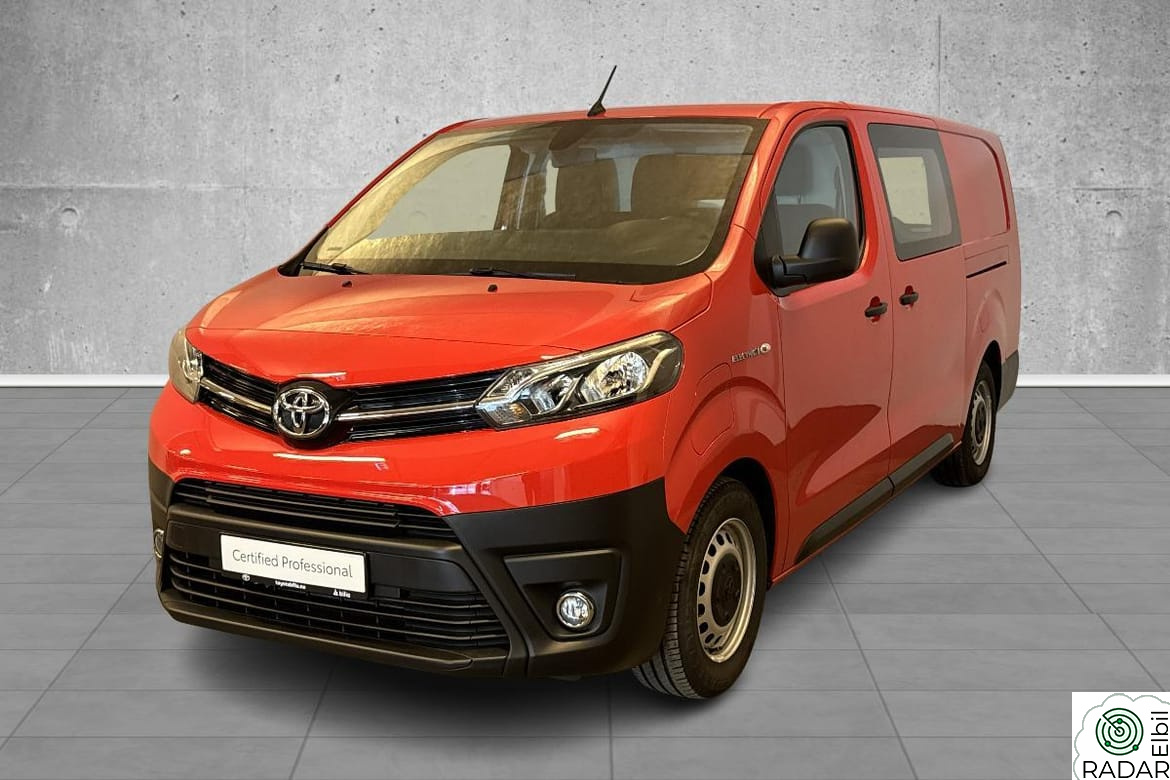 TOYOTA PROACE Lang (L2) 2 skyvedører Elektrisk (75kWt) Comfort