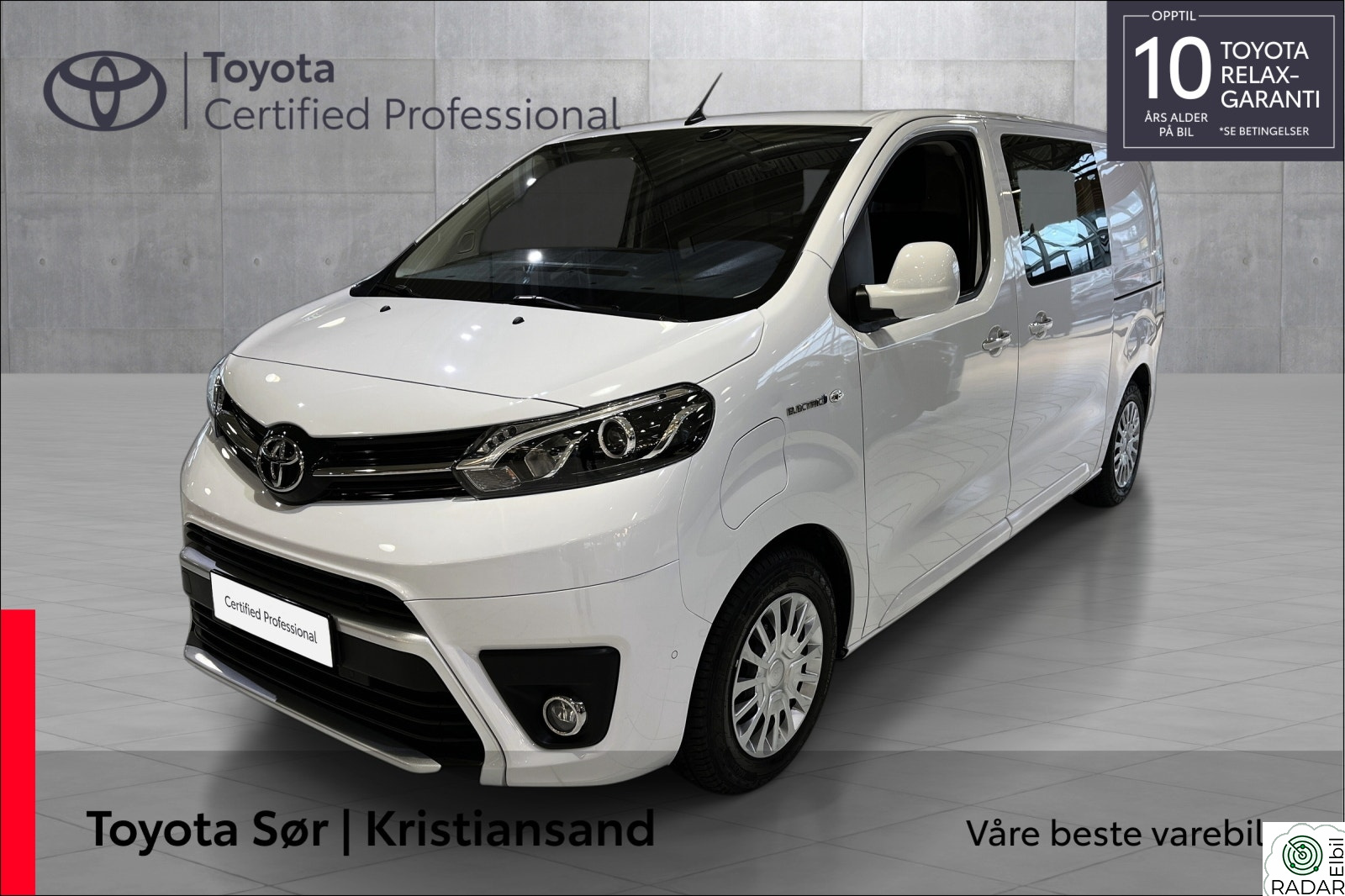 TOYOTA PROACE Electric 75kWt Comfort Fleet L2H1 SHB