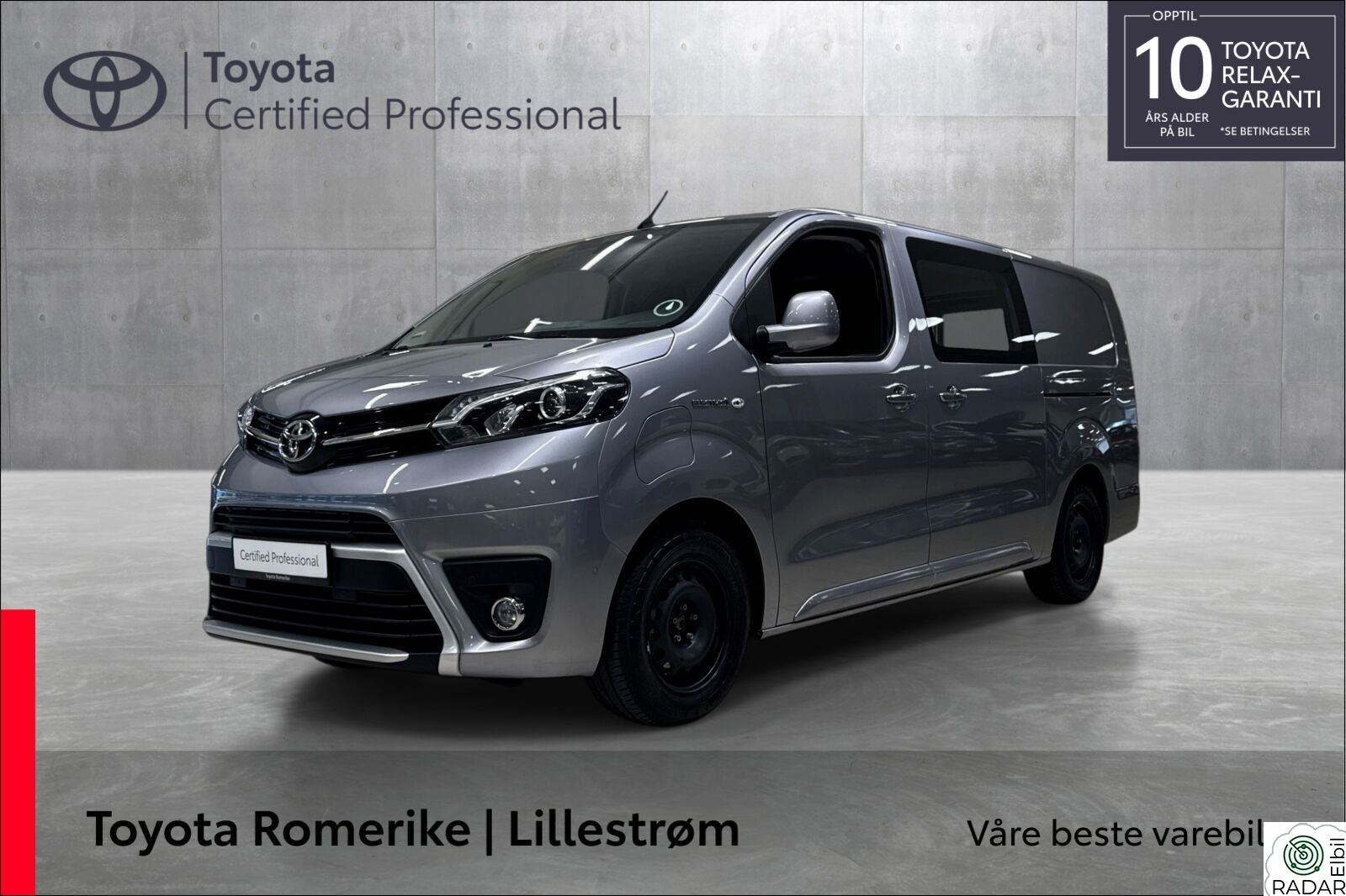 TOYOTA PROACE Electric 75kWt Comfort L2H1 THB