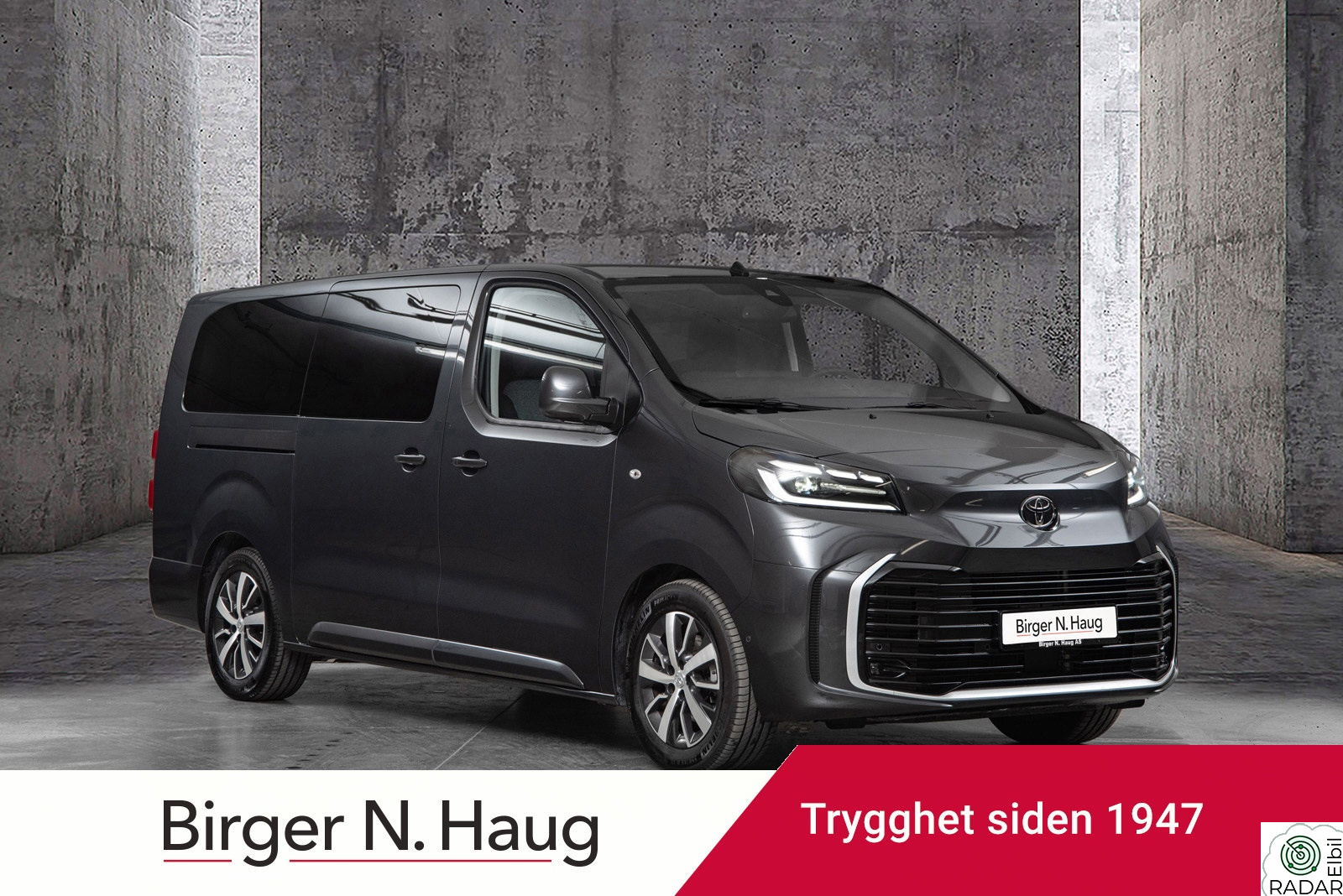 TOYOTA PROACE Electric Family Long 8 person PERFEKT TIL STORFAMILIEN