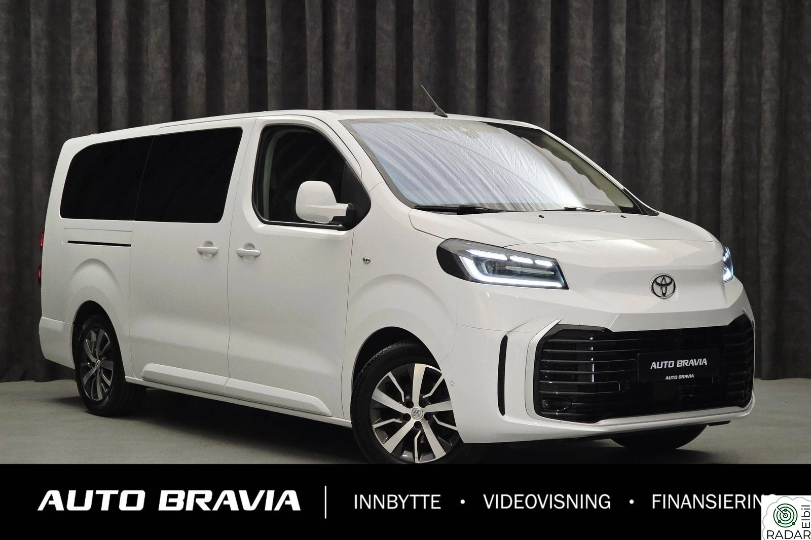 TOYOTA PROACE 75KW/340KM/LANG/8-SETER/ACC/RATTVARME/KAMERA++