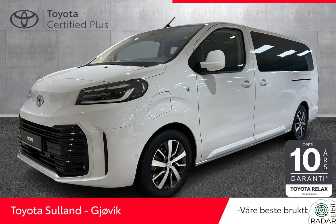 TOYOTA PROACE EV L2, Executive Family 8 seter | Topputgave