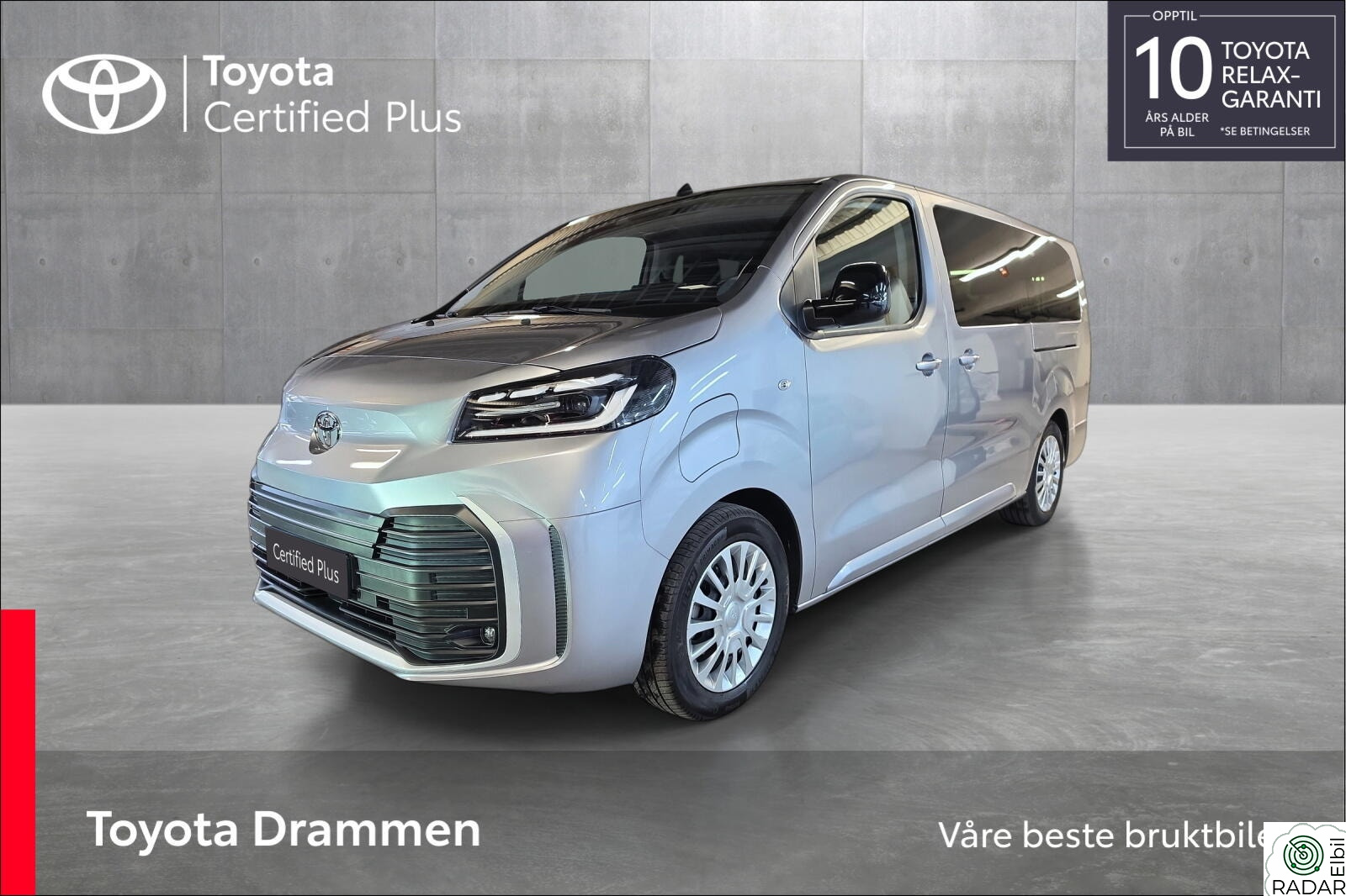 TOYOTA PROACE Electric Lang Executive Shuttle Nordic 9-SETER!