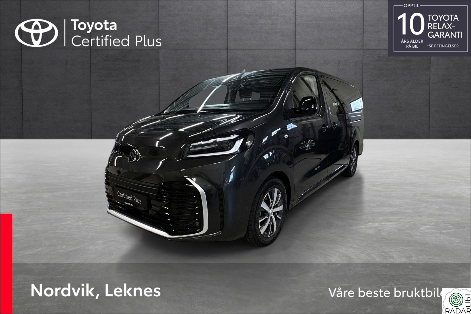 TOYOTA PROACE 8-seter / Family Plus / Rentekampanje 1,95%