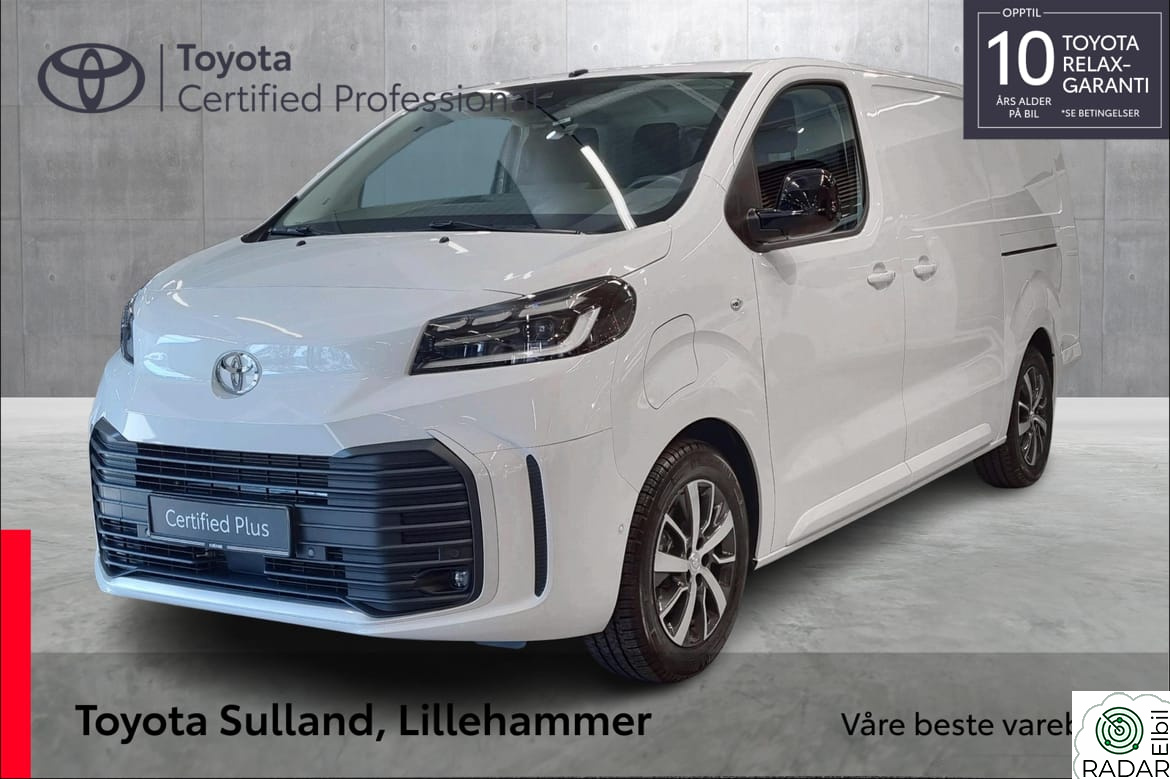 TOYOTA PROACE RENTEKAMPANJE, COMFORT PLUS, L2H1, HENGERFESTE++