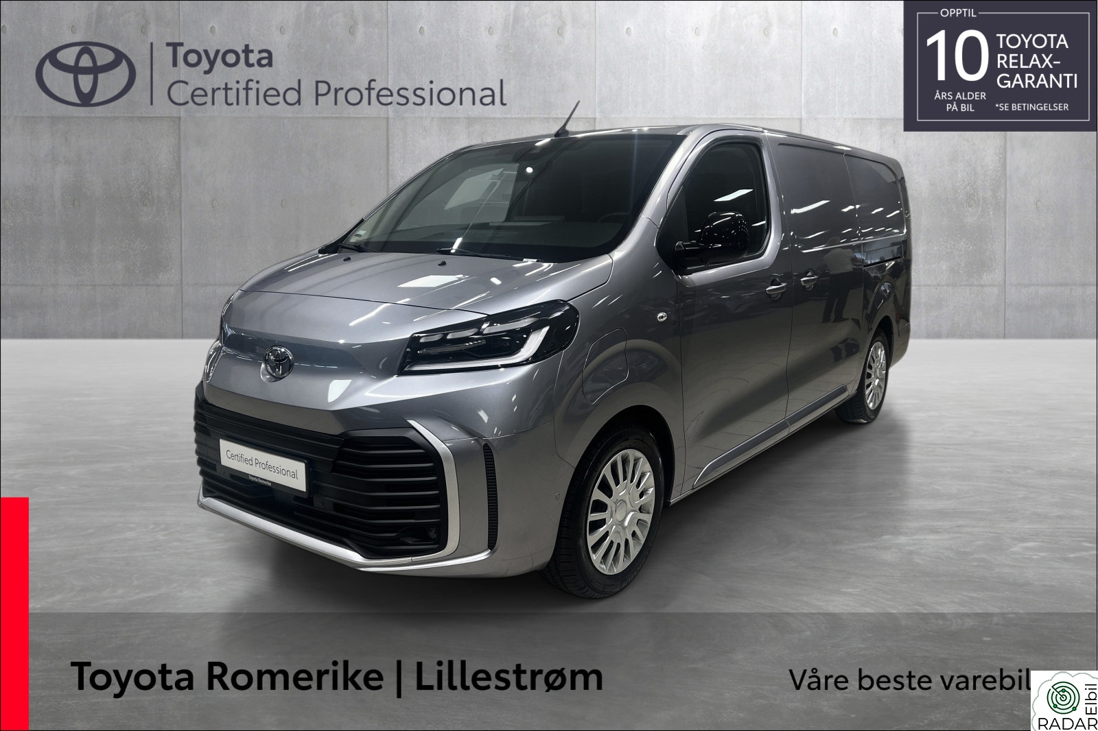 TOYOTA PROACE Electric 75kWt Comfort L2H1 THB