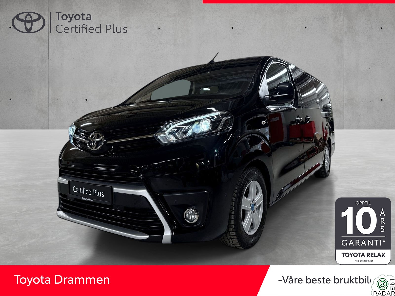 TOYOTA Proace Electric Lang Executive Family KAMPANJE! 8-SETER!