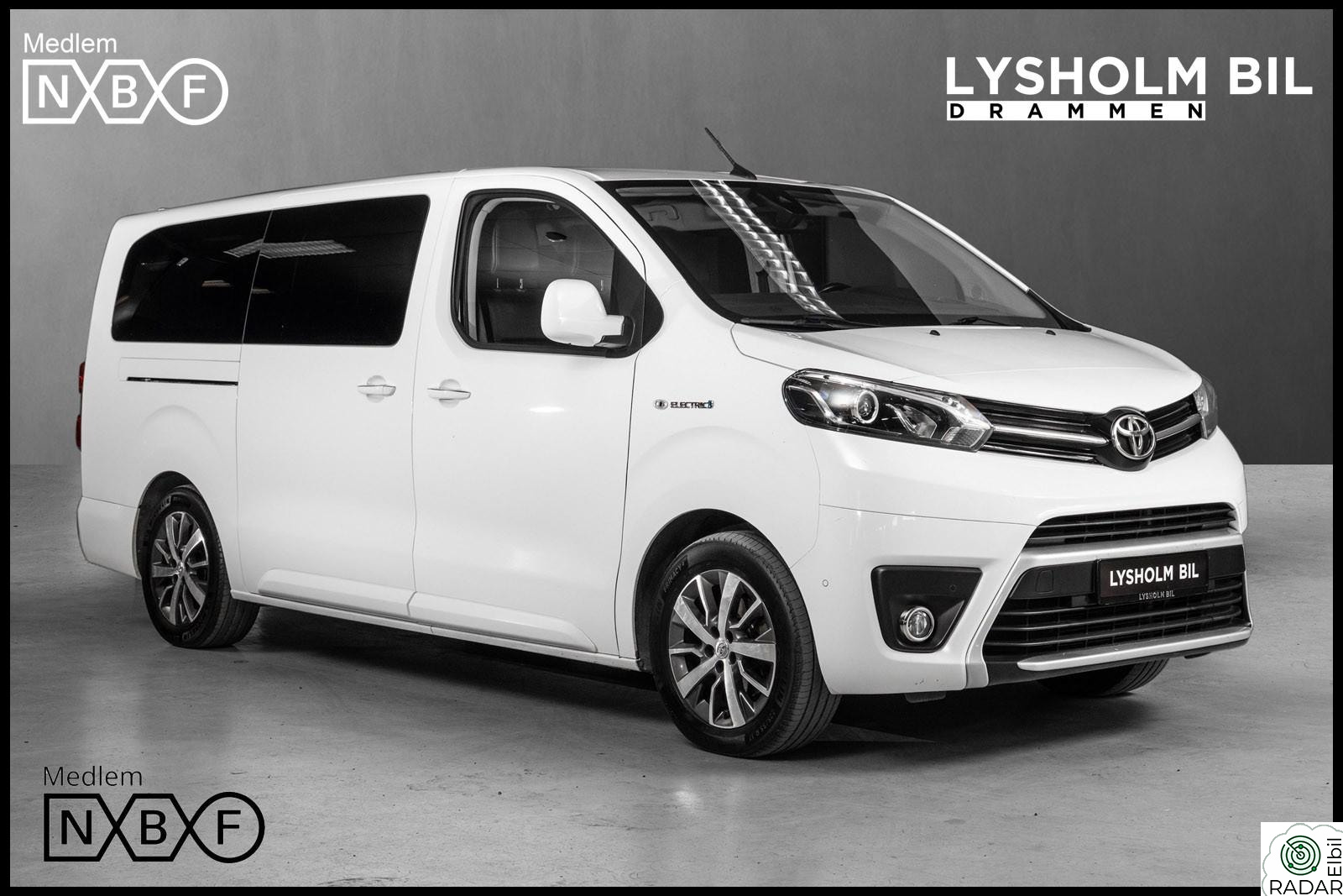 TOYOTA Proace Electric Lang Executive /9seter/El.skyvedører/360kam/++