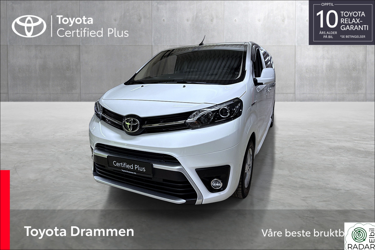 TOYOTA Proace Electric Lang Executive Shuttle KAMPANJE! 9-SETER!