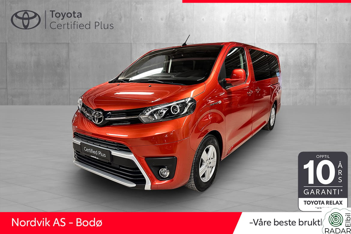TOYOTA Proace Family/8-seter - Velholdt bil med lav km.