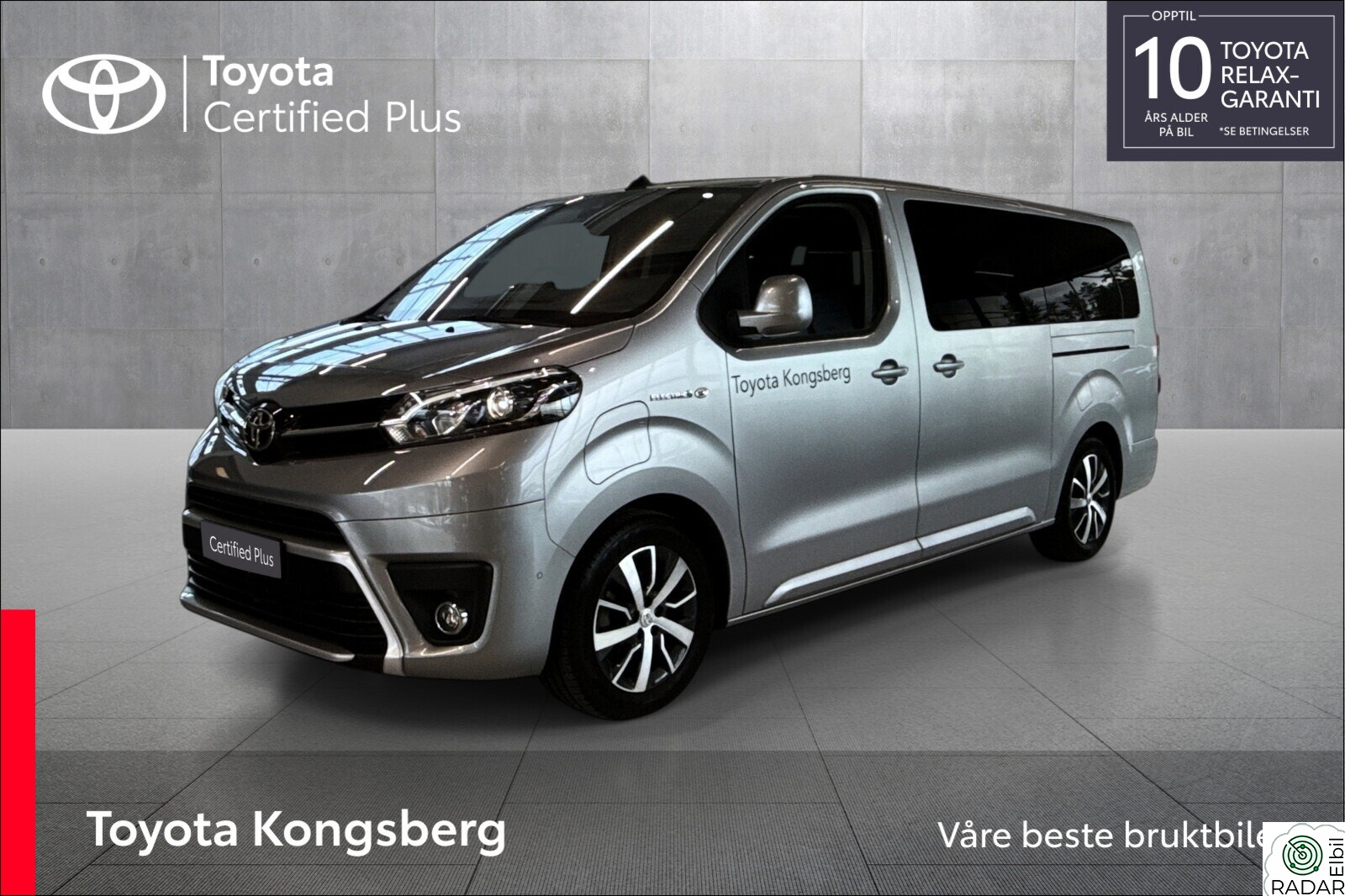 TOYOTA PROACE Electric Lang Executive Family 8s 75kWt 330km WLTP