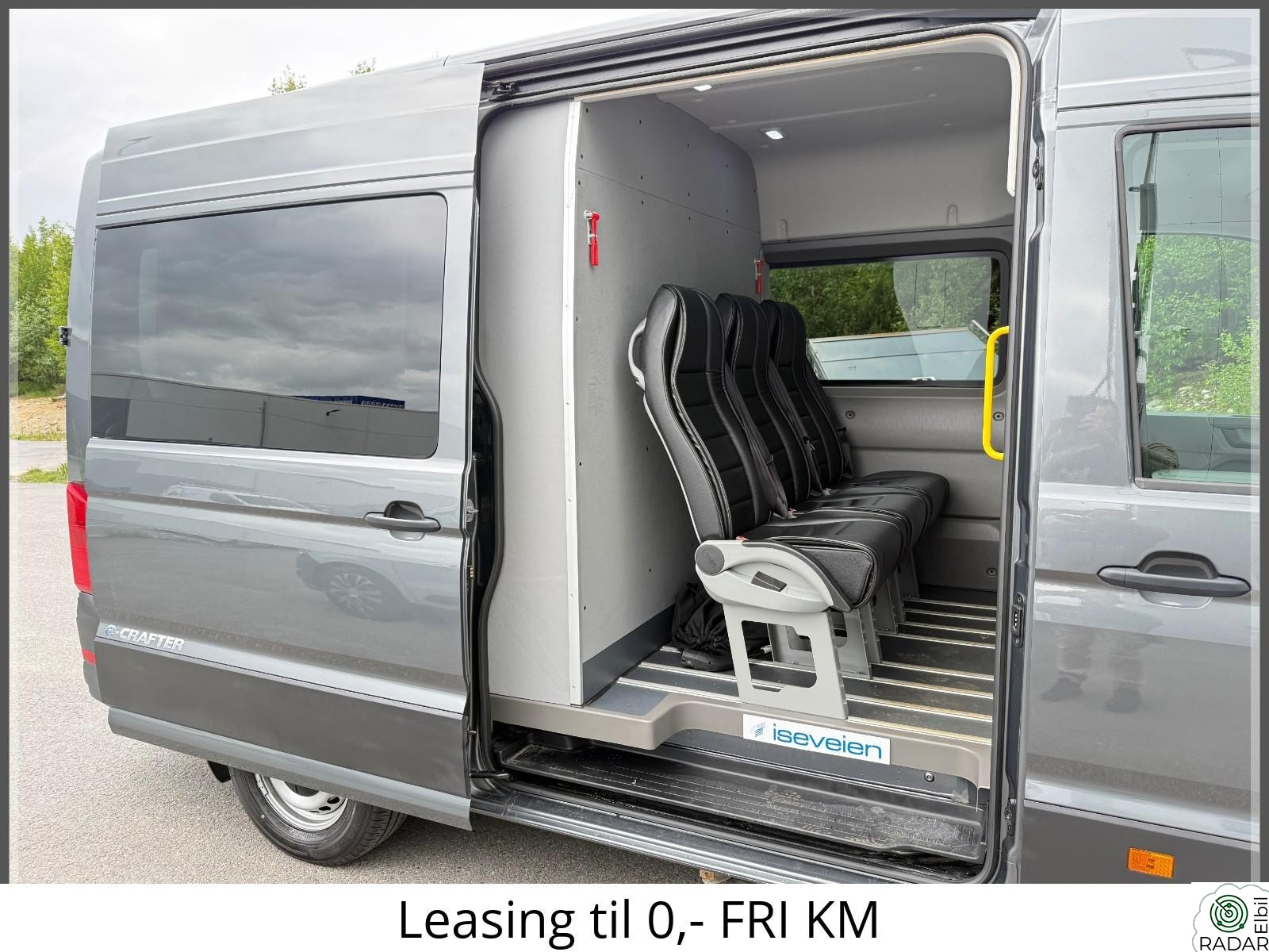 VOLKSWAGEN CRAFTER Elektrisk 6 Seter/Varebil klasse/Garanti/Mye utstyr