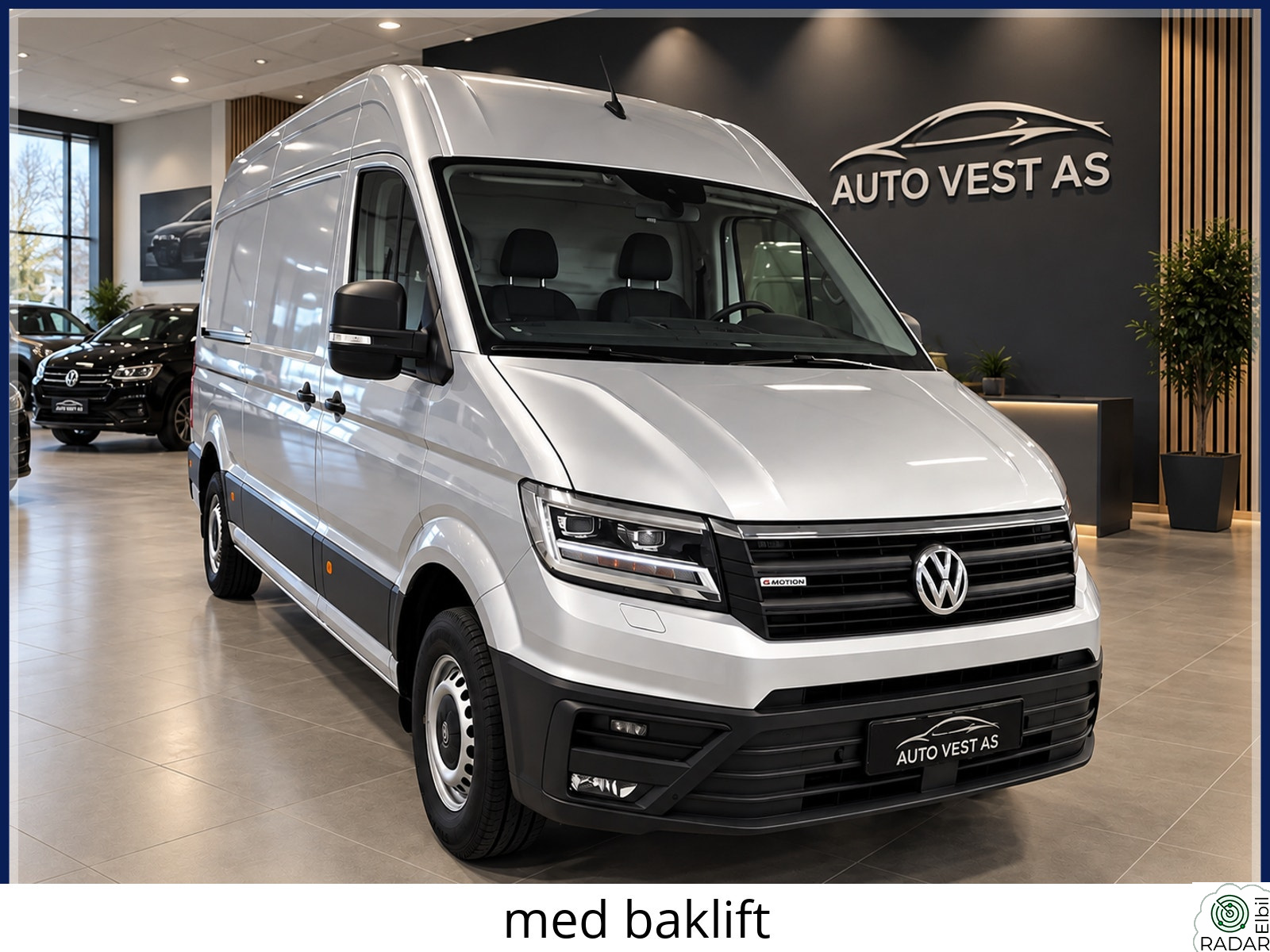 VOLKSWAGEN CRAFTER e Crafter med Baklift, og lav km