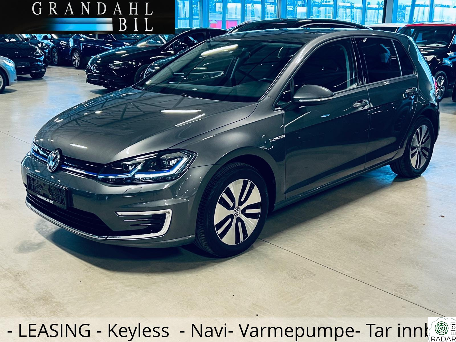 VOLKSWAGEN GOLF EV- 136 HK - Varmepumpe -Uten innskudd - LEASING