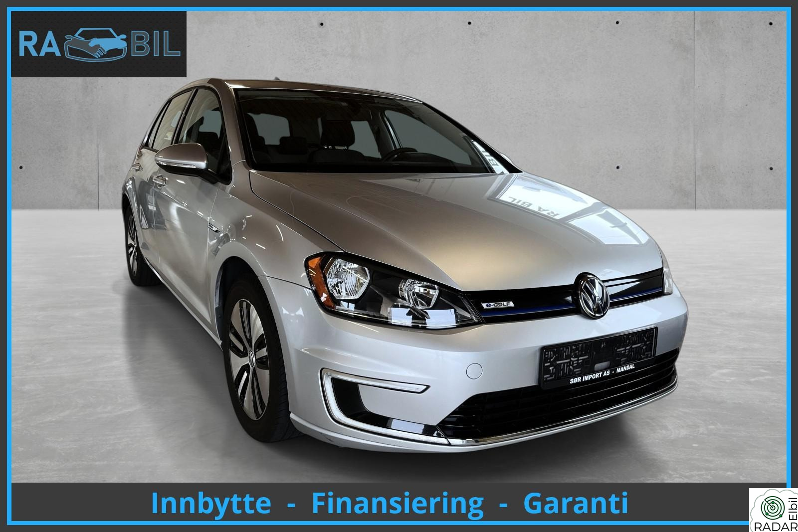 VOLKSWAGEN E-Golf E-Golf-AUTOMAT-NY EU 08-2028-KAMERA