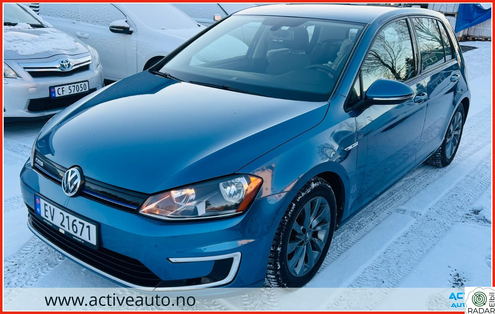 VOLKSWAGEN E-Golf E-Golf Klima/Isofix/Ryggekam/Vinterpakke/Ny EU/Garanti