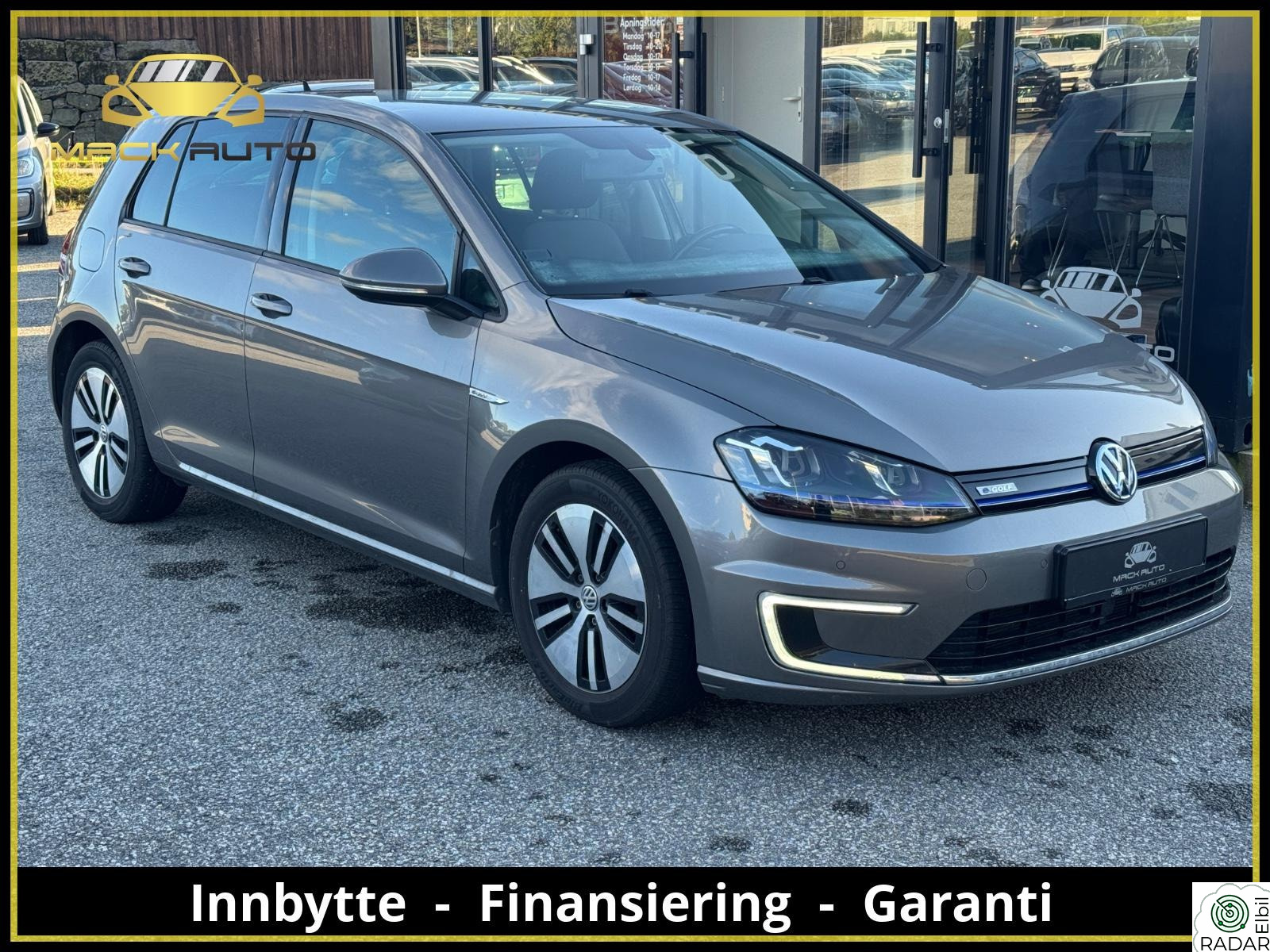 VOLKSWAGEN GOLF e-GOLF / ACC / NAVI / VARMEPUMPE / P.SENS / DAB