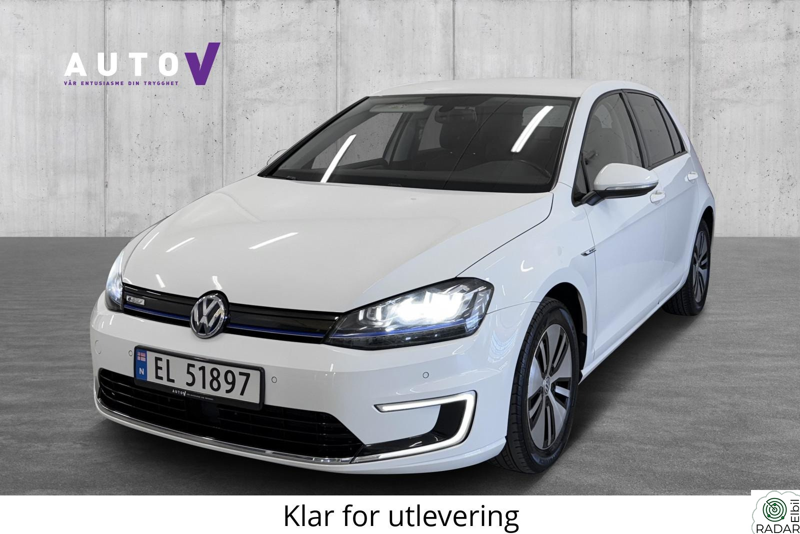 VOLKSWAGEN GOLF E 116HK Skinn/ACC/LED/Navigasjon/EU.NOV..26