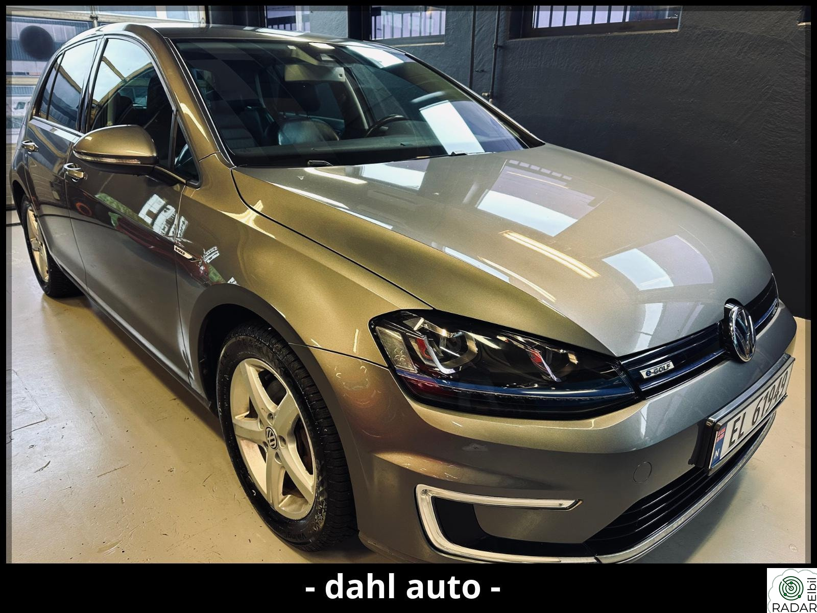 VOLKSWAGEN GOLF EL-BIL/AUTOMAT/STORE BATTERIET/SKINN/R-KAM/EU-OK 3/28!!