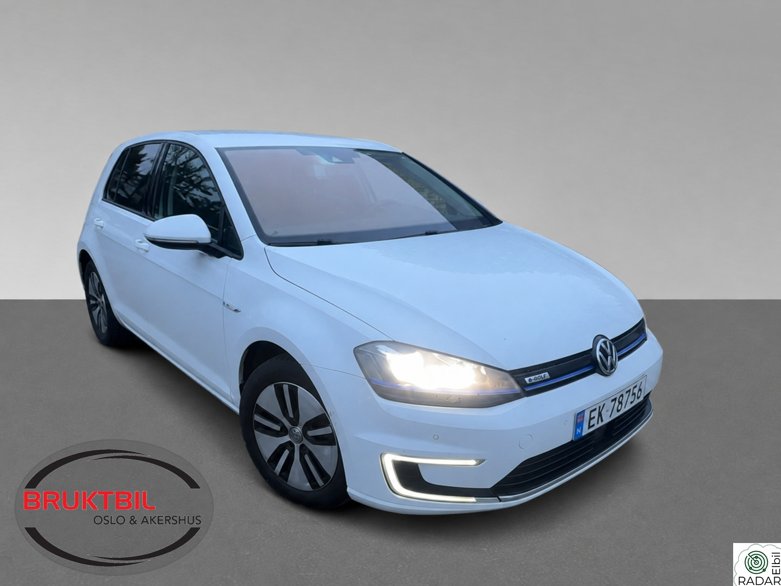 VOLKSWAGEN GOLF Volkswagen e-Golf | Lav km | 2 hjulsett | 2 ladekabler