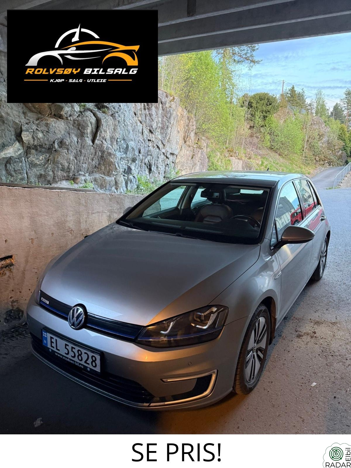 VOLKSWAGEN GOLF SKINNSETER !! EU GODKJENT !! SOMMER + VINTER DEKK!!