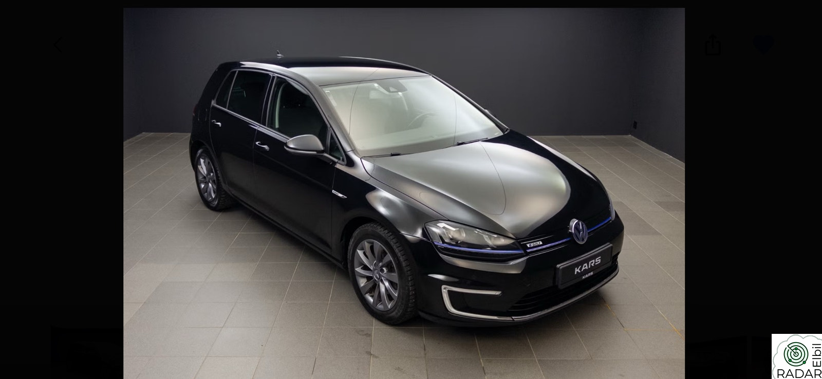 VOLKSWAGEN GOLF e-Golf 24,2 kWh 1