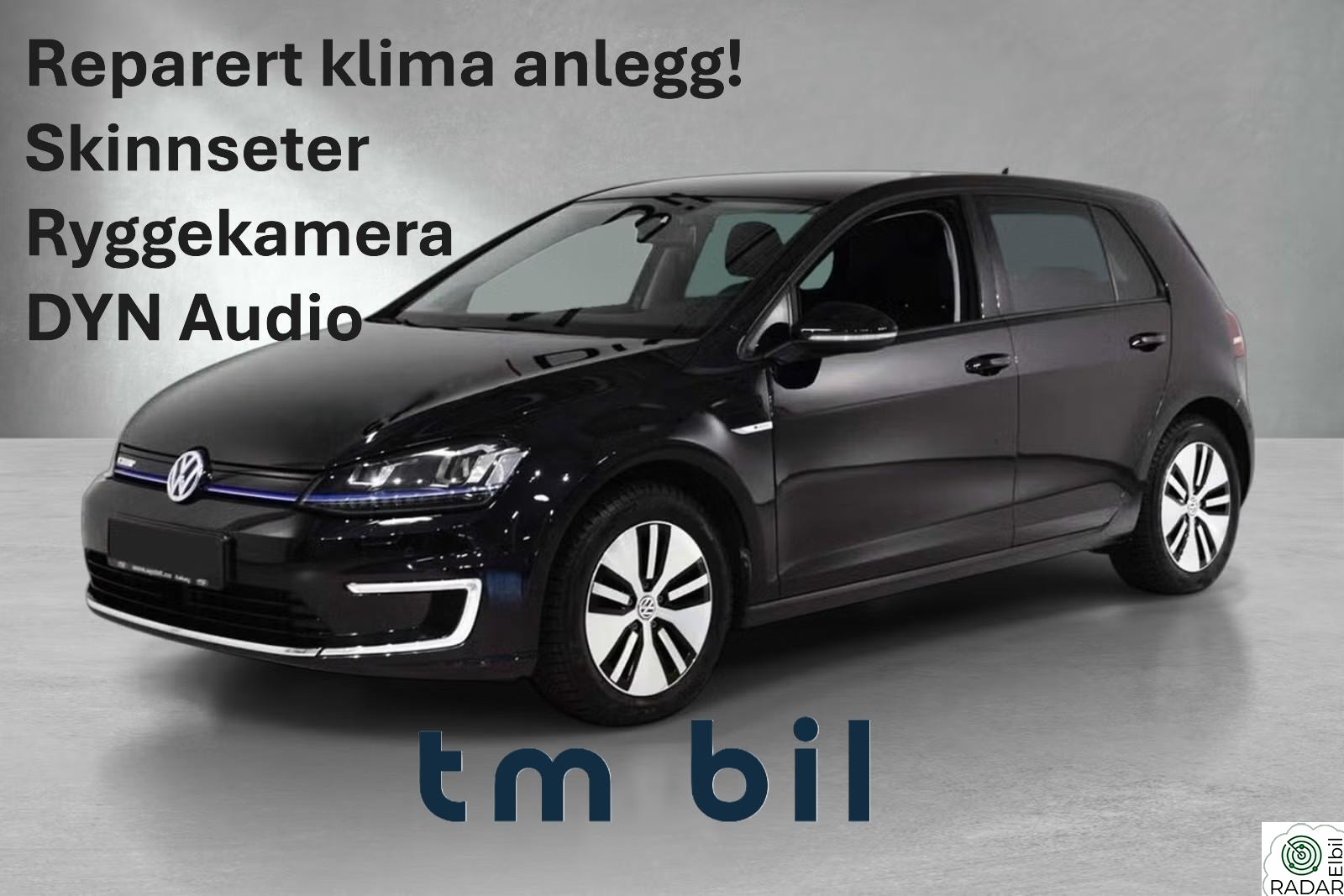 VOLKSWAGEN GOLF E-Golf ALT UTSTYR! DYN AUDIO! REPARERT KLIMA ANLEGG!
