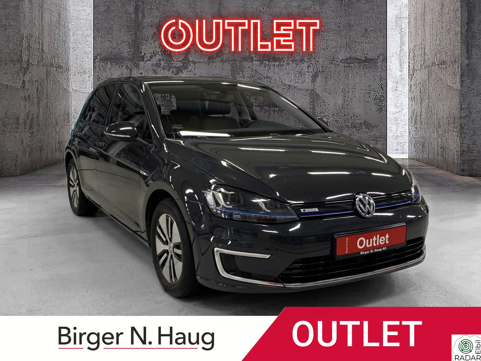 VOLKSWAGEN GOLF Electric OUTLET/VARMEPUMPE/CCS-HURTIGLADER++++