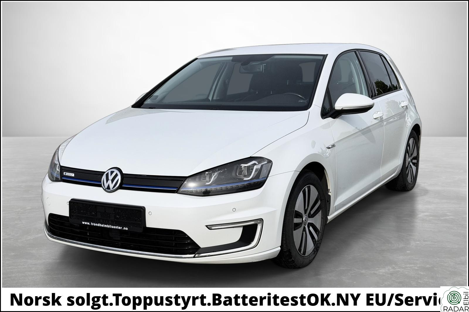 VOLKSWAGEN GOLF EXCLUISVE E.GOLF. ACC, Skinn, Kamera,Navi, Dab+ osv.