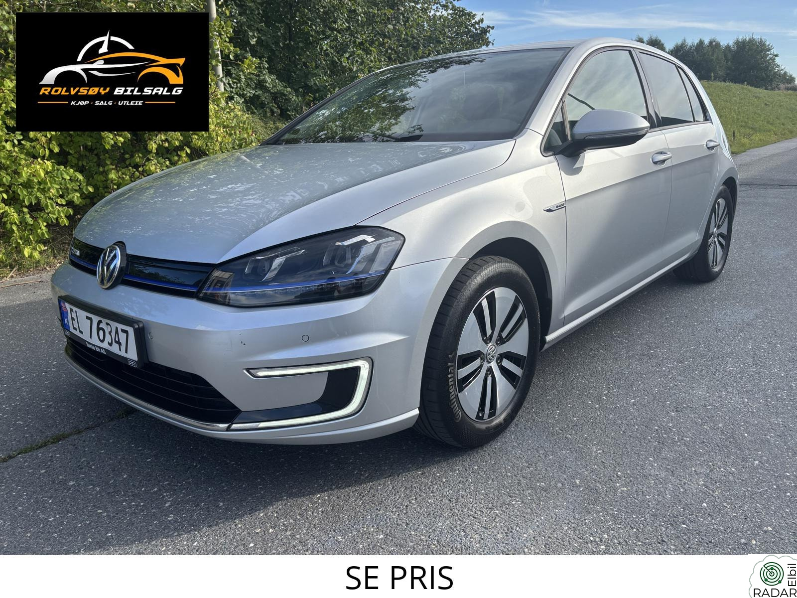 VOLKSWAGEN GOLF LAV KM // SKINNSETER // RYGGEKAMERA // S+V DEKK