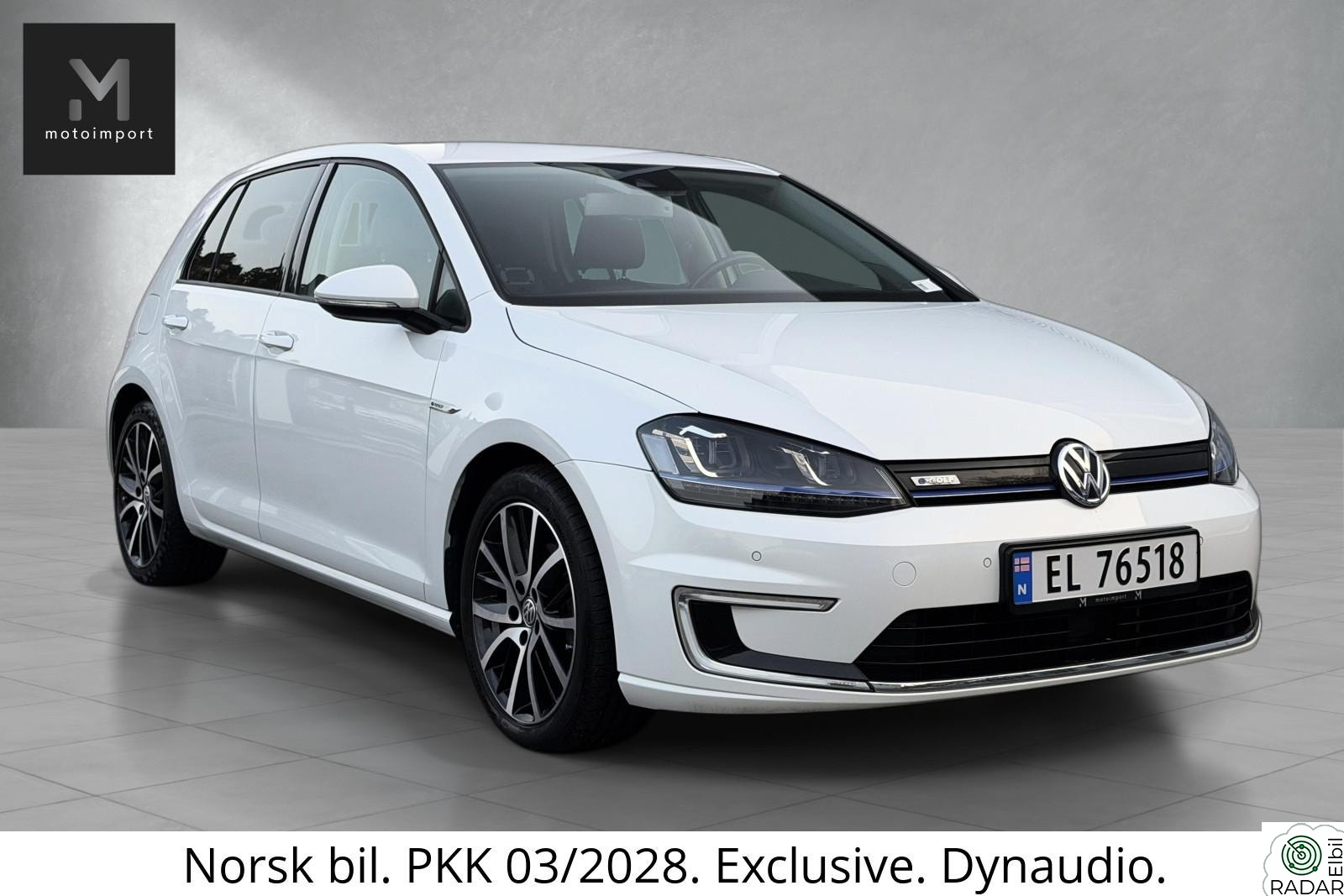 VOLKSWAGEN GOLF EXCLUSIVE/DYNAUDIO/SKINN/KAMERA/KEYLESS/CARPLAY
