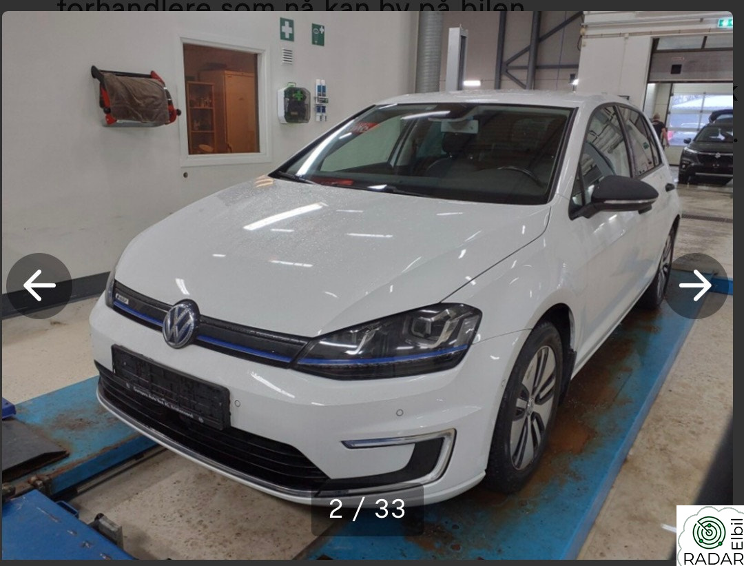 VOLKSWAGEN GOLF E Golf
