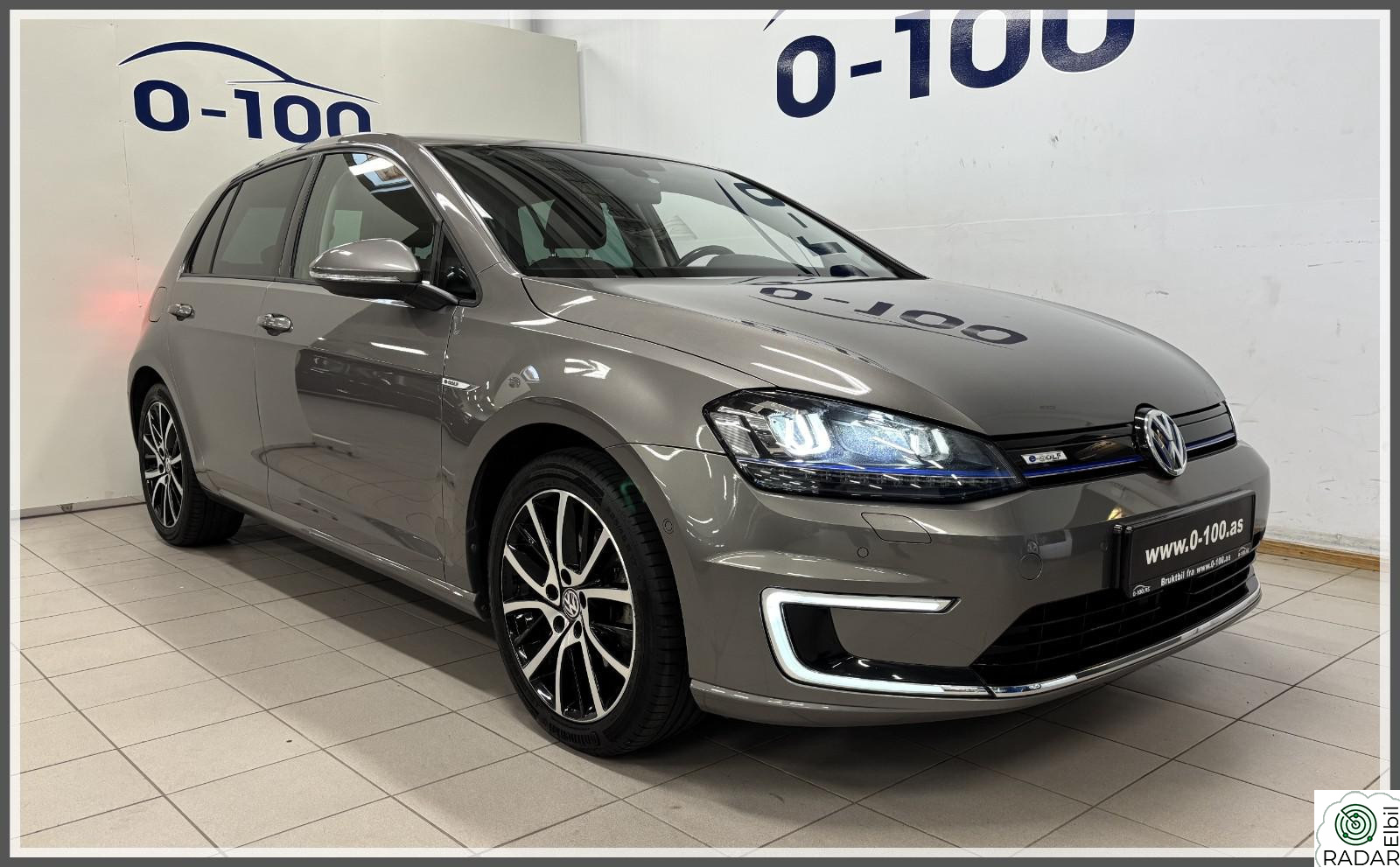 VOLKSWAGEN GOLF e-Golf/190 km/AUTOMAT/1 eier/Exclusive/EU 07.27