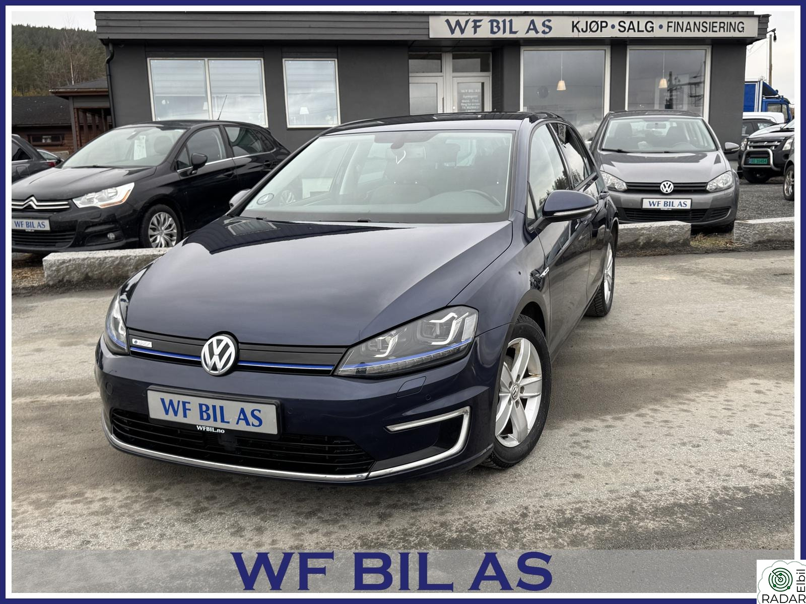 VOLKSWAGEN GOLF E -GOLF DAB / NAVI/ RYGGEKAM/FINANS FRA 0,-